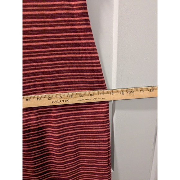 Marine Layer Striped Tank Midi Dress Sleeveless Casual Comfort Red‎ Women's L - Picture 7 of 11